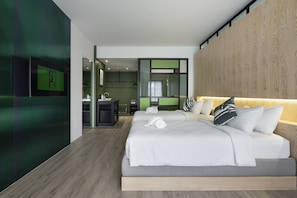 In-room safe, blackout curtains, soundproofing, free WiFi