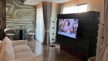 Smart TV 40 pulgadas con canales de televisión por cable, televisión