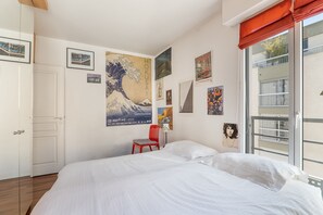 3 chambres, bureau, Wi-Fi, draps fournis