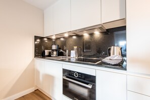 Fridge, microwave, oven, stovetop - Familie. Strandnah. Zentral. Objekt-id: Tow/09/04 (Westerland)