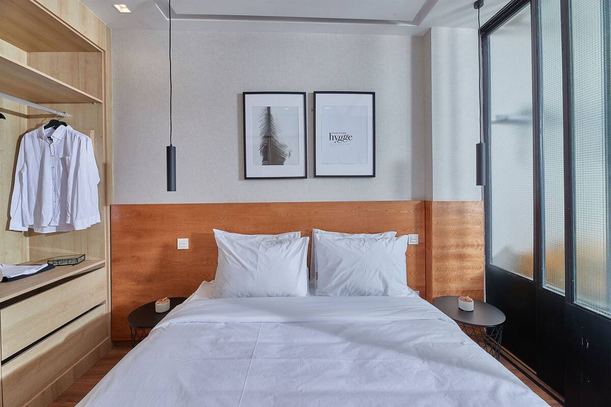 Suíte grand | 1 quarto, roupas de cama premium, camas Select Comfort