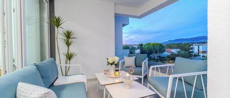 Appartement Confort, 2 chambres, 2 salles de bains | Terrasse/Patio