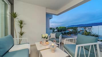 Comfort-Apartment, 2 Schlafzimmer, 2 Bäder | Blick auf die Stadt