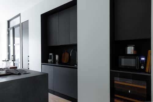 Superior-Apartment | Eigene Küche | Kühlschrank, Ofen, Herdplatte, Geschirrspüler