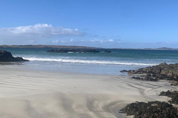 Beach nearby, white sand