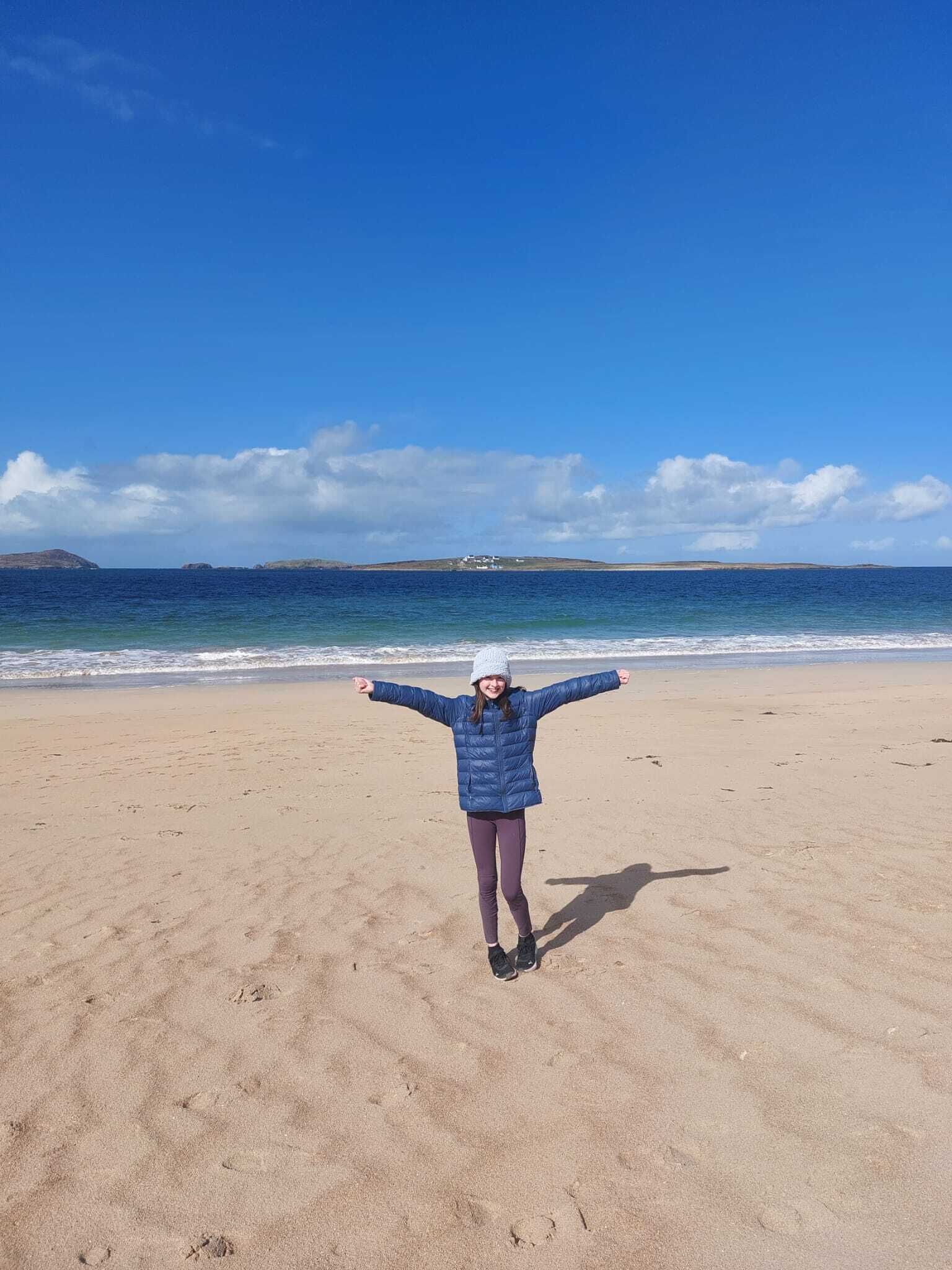 Beach nearby, white sand