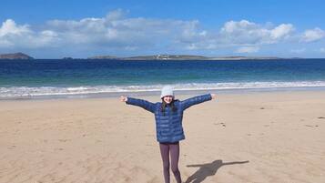 Beach nearby, white sand