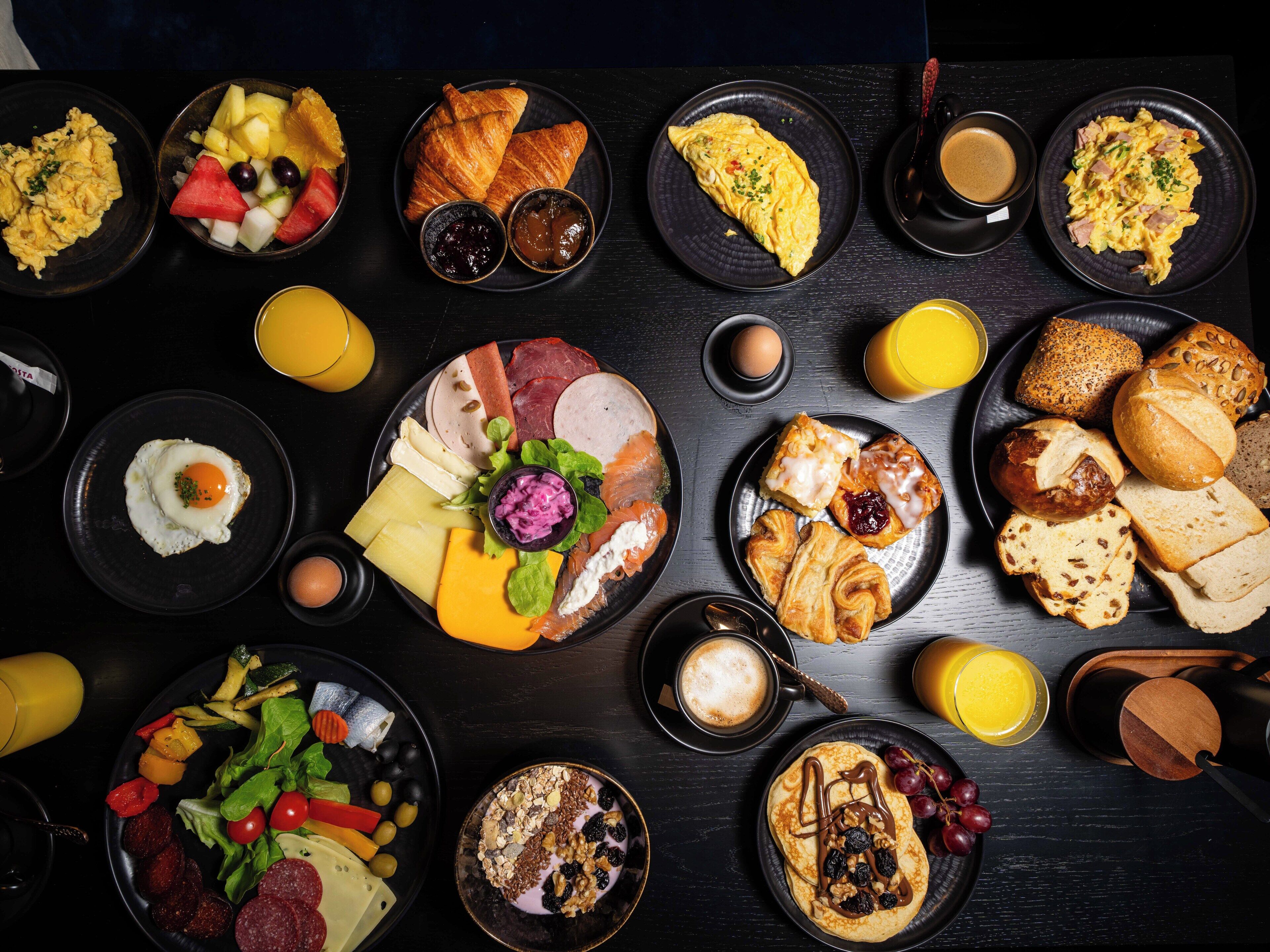 Desayuno estilo bufé