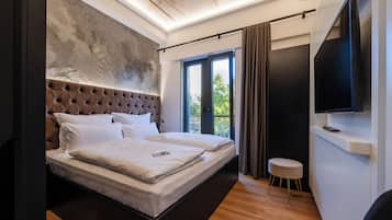 Habitación Confort doble | Caja fuerte, escritorio, sistema de insonorización y wifi gratis