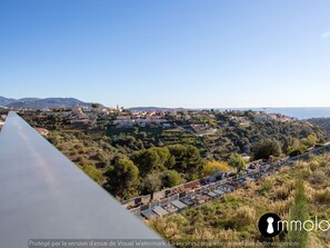 Vue depuis lâhĂ©bergement