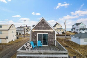Terrace/patio - Best of both worlds. Views of the Ocean with tranquility of the Wells Marsh. (Wells)