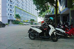 Façade de l’hébergement