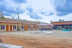 Majoituspaikan julkisivu