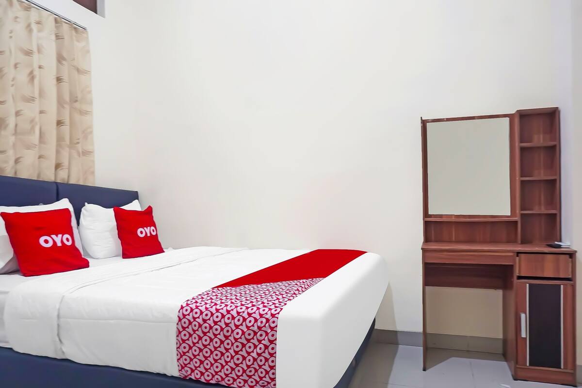 Een laptopwerkplek, gratis wifi, beddengoed