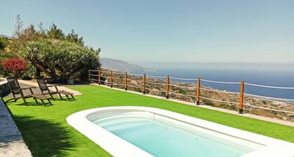 Romántica Casita en el Este de La Palma, con Vistas al mar
