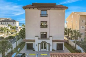 Exterior - "Seasational" Oceanfront, 1st Floor Penthouse, Gated Community, Pool (Miramar Beach)