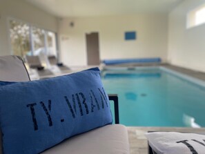 Indoor pool, a heated pool