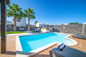 Una piscina riscaldata