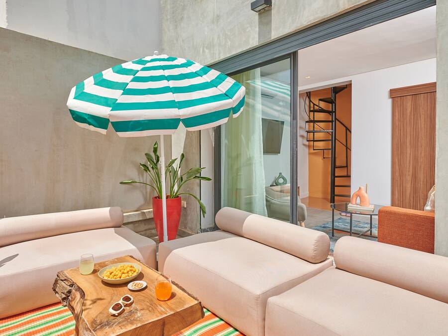 Loftsleilighet – panorama | Terrasse/patio