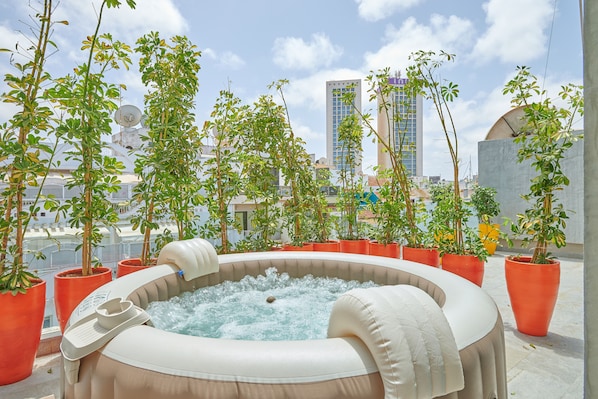 Panorama penthouse | Bubbelbad