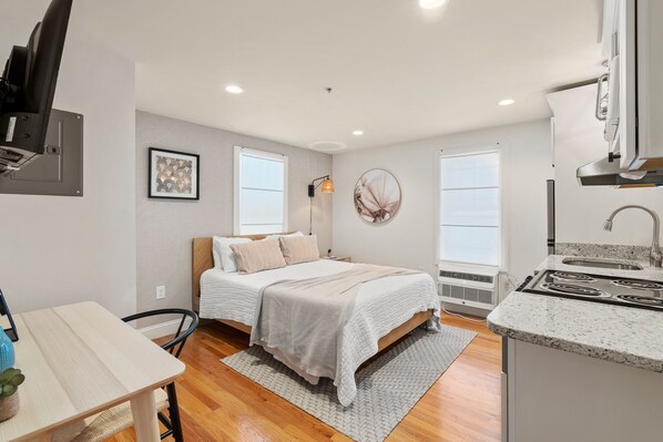 1 soverom, strykejern/-brett, wi-fi og sengetøy