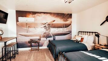 8 bedrooms, iron/ironing board, travel crib, free WiFi