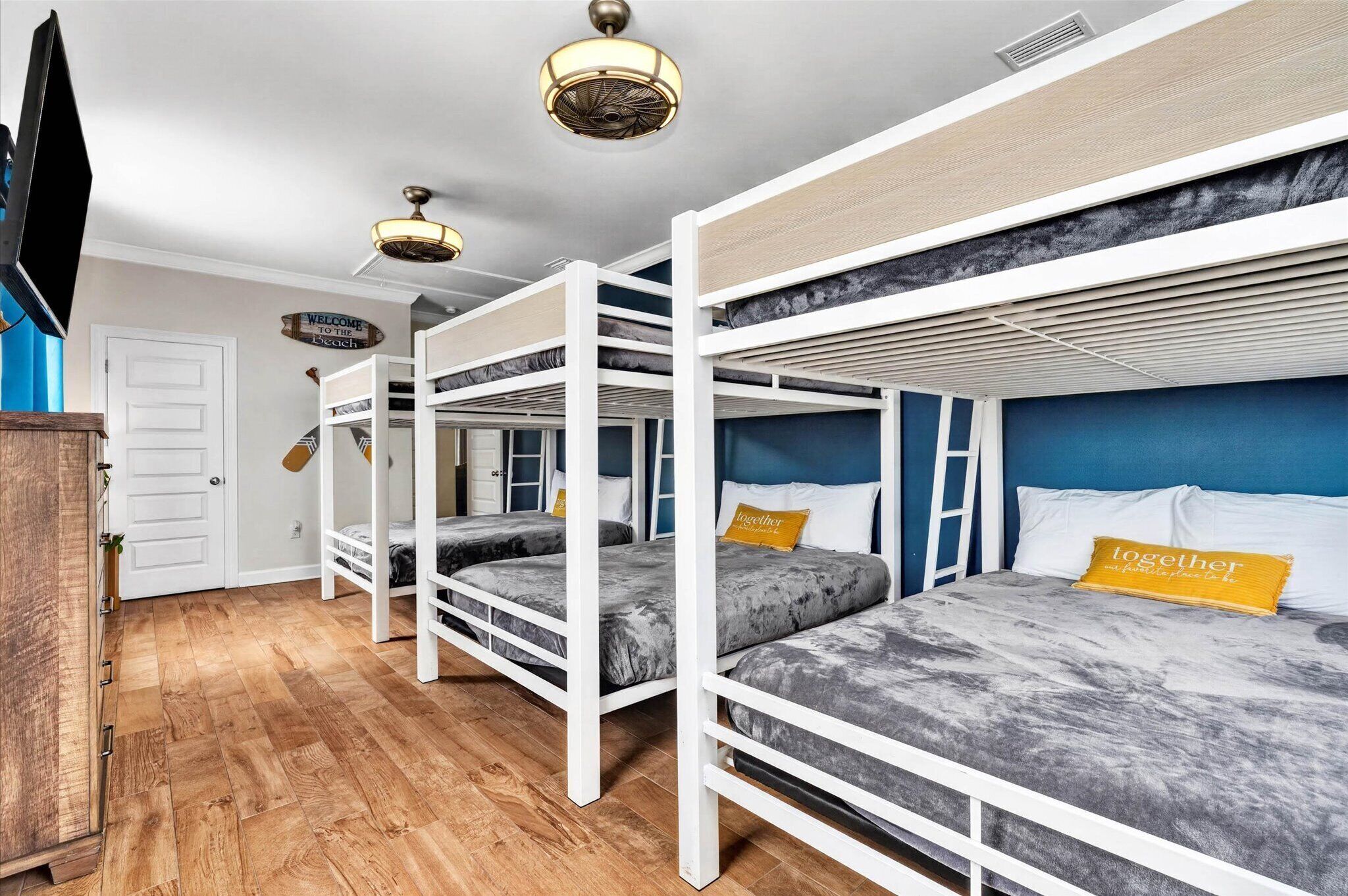 5 habitaciones, internet y ropa de cama 