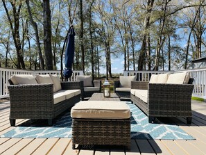 Terrace/patio - 10 Minutes From the World Equestrian Center, Luxury Country Home  (Ocala)