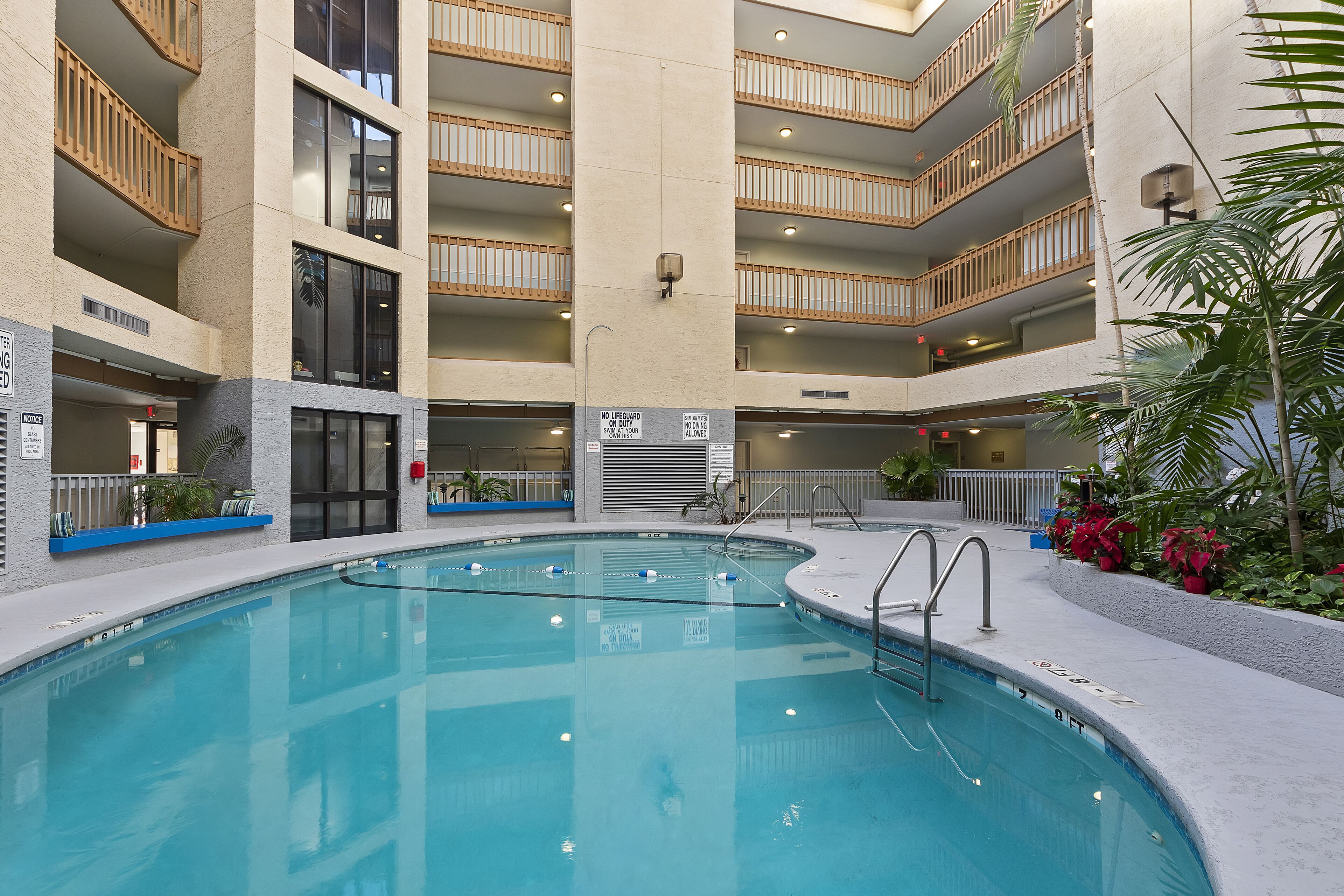 Indoor pool, outdoor pool