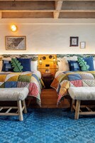 Premium bedding, in-room safe, individually decorated