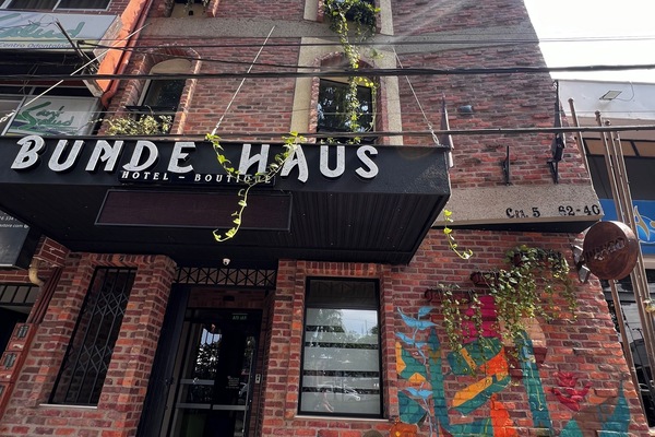 Façade de l’hébergement