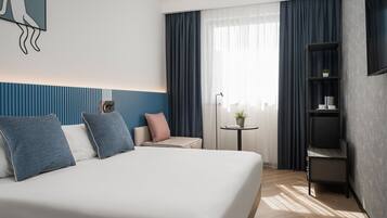 1 chambre, couette en duvet d'oie, coffres-forts dans les chambres