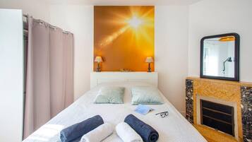 2 bedrooms, iron/ironing board, travel crib, WiFi
