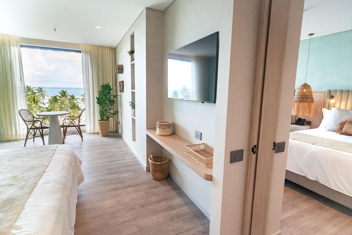 Ropa de cama hipoalergénica y minibar