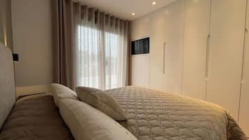 2 slaapkamers, een kluis op de kamer, geluiddichte muren