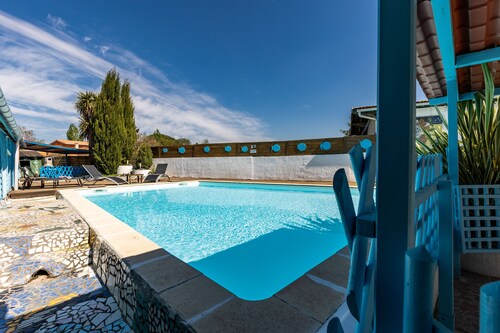 Gîte 1 à la Maison Mosaic avec piscine partagée