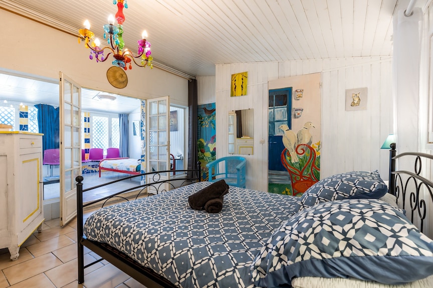 Ferienhaus "Gîte 2 à La Maison Mosaïc" Mit Gemeinschaftspool Und Wlan - Vendays-Montalivet
