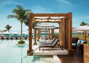 Piscine extérieure, piscine chauffée