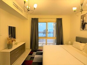 1 soveværelse, strygejern/strygebræt, sengetøj