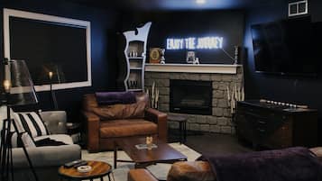 Téléviseur connecté, foyer, lecteur de DVD