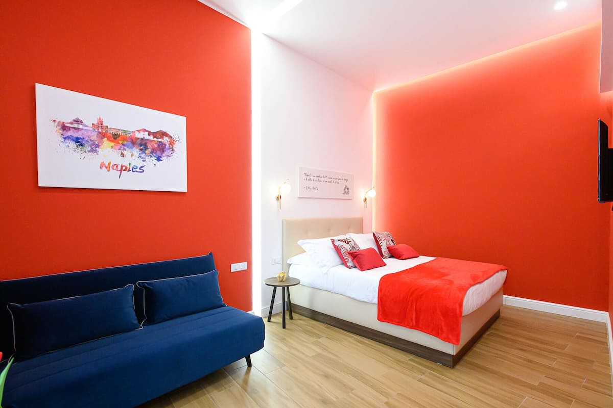 Down duvets, memory-foam beds, free minibar items, in-room safe
