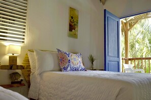 3 quartos, cofres nos quartos, ferros/tábuas de passar roupa