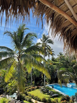 Outdoor pool - LasTerrenasPlayaBonita+NearBeach+CoZyPlace+3BR+7Beds/14Pax+/OPENKitchen.>TVSmart (Las Terrenas)