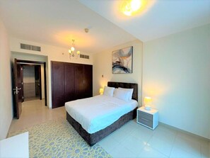 2 bedrooms, iron/ironing board, bed sheets - Incredible Living With Beachfront in Rack (Ras Al Khaimah)