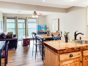 Interior - Gorgeous Branson Condo, VIEWS, Hike and Fish on Property, Private Lake, 2 Pools! (Reeds Spring)