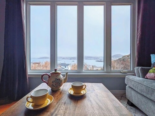 On the Rocks Overlooking the Sea