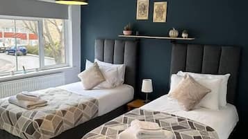 2 bedrooms, iron/ironing board, free WiFi, bed sheets