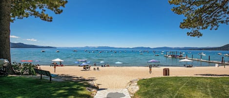 On the beach