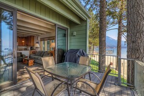 Outdoor dining - Betty's Place - Beachfront w Lake Access (LA99958) (Incline Village)