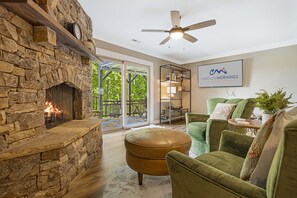 Interior - Misty Mountain | Views, Hot Tub, Fire Pit + Biltmore Pass Near Asheville (Asheville)